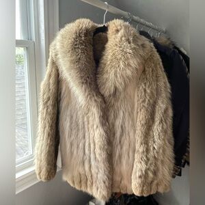 vintage real fur coat